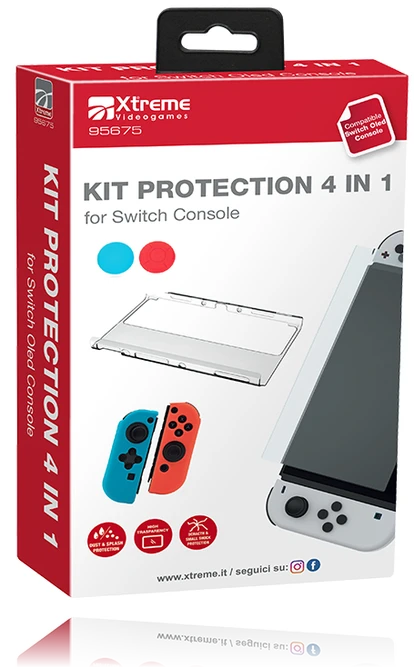 XTREME KIT PROTECTION 4 IN 1 SWITCH OLED XTREME KIT PROTECTION 4 IN 1 SWITCH OLED