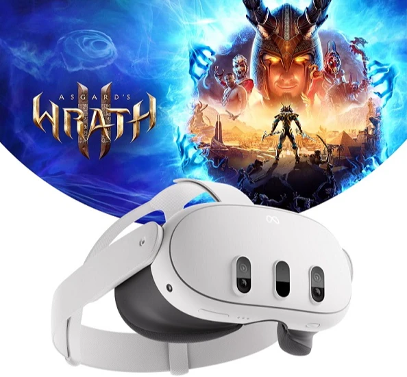 VISORE VR ALL IN ONE META QUEST 3 da 512gb + VOUCHER ASGARD'S WRATH 2 VISORE VR ALL IN ONE META QUEST 3 da 512gb + VOUCHER ASGARD'S WRATH 2