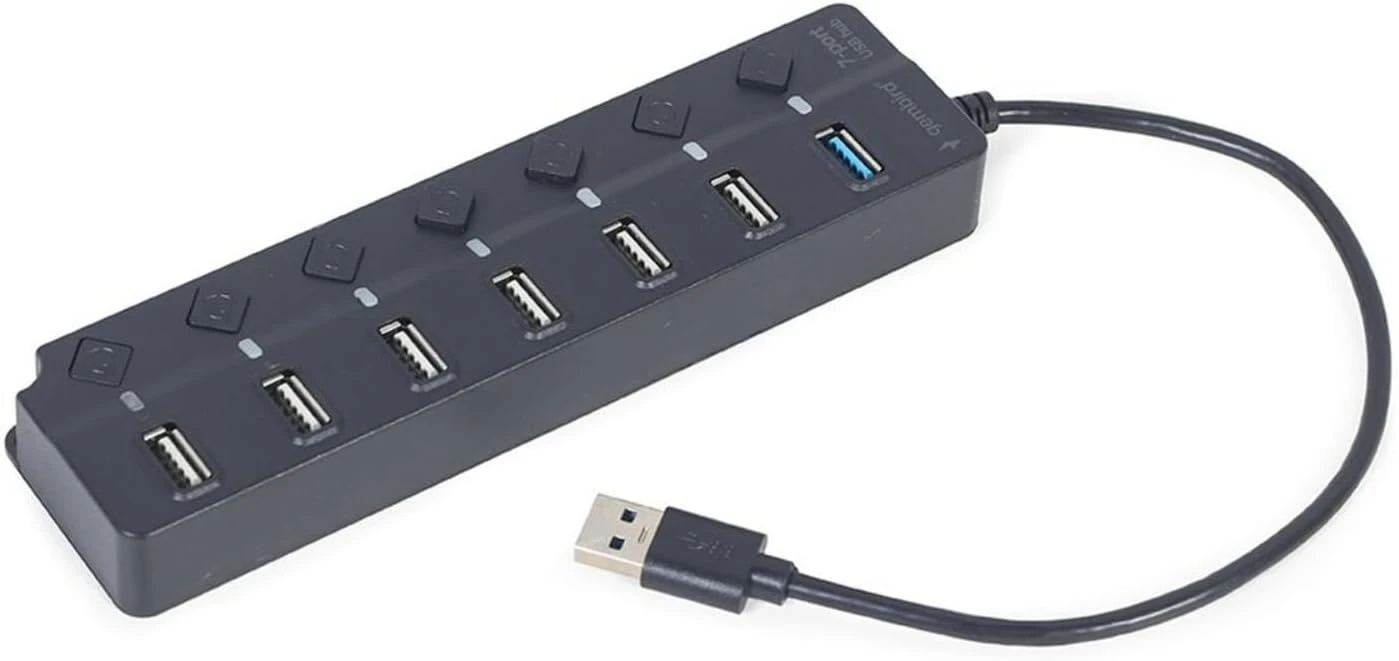 Techmade Gembird Hub USB 7 Porte 1xUSB 3.1 + 6xUSB 2.0 Techmade Gembird Hub USB 7 Porte 1xUSB 3.1 + 6xUSB 2.0