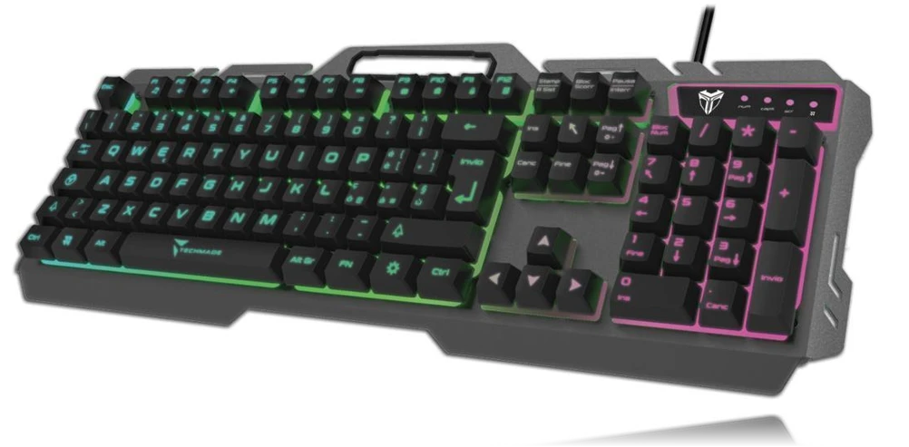 Techmade Tastiera Gaming Meccanica RGB Black Techmade Tastiera Gaming Meccanica RGB Black