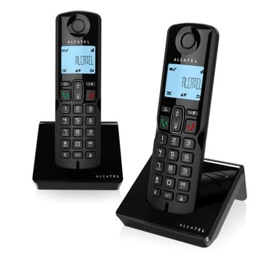 CORDLESS ALCATEL S280 DUO BLACK VIVAVOCE CORDLESS ALCATEL S280 DUO BLACK VIVAVOCE