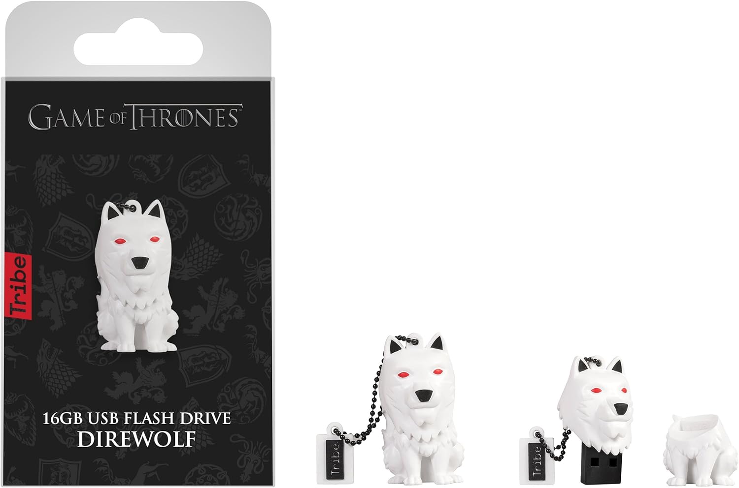 DIREWOLF (GAME OF THRONES) Tribe Chiavetta USB 16gb DIREWOLF (GAME OF THRONES) Tribe Chiavetta USB 16gb