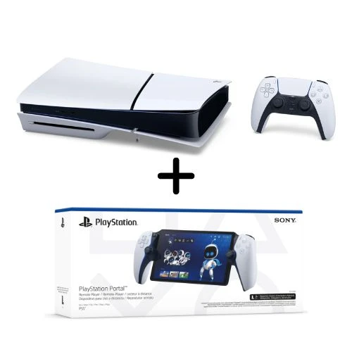 Bundle PS5 Slim 825GB + PS5 Portal Remote Player | TecnomediaLab Bundle PS5 Slim 825GB + PS5 Portal Remote Player | TecnomediaLab